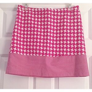 MICHAEL Michael Kors Pink / White Geo Mini Skirt